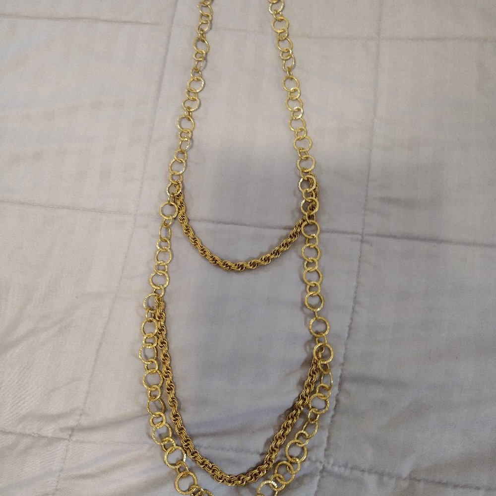 Handmade artisan necklaces 4 pieces.